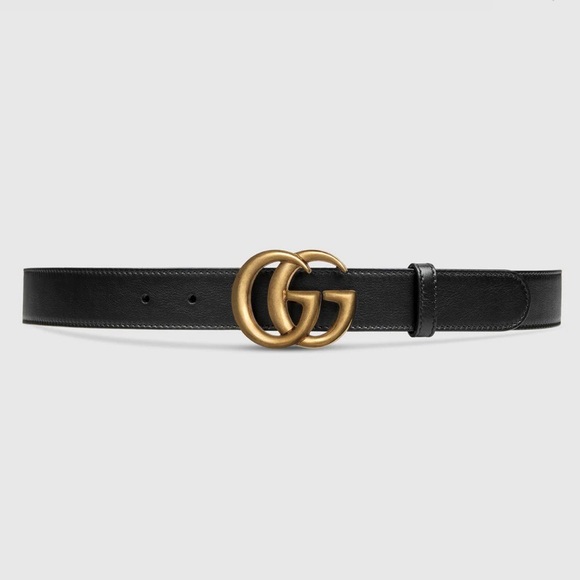 Gucci Accessories - Leather Gucci belt with double G buckle. Authentic